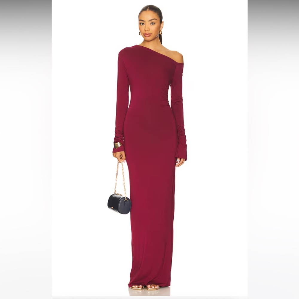 Advice Maxi Dress in Oxblood - Picture 1 of 6